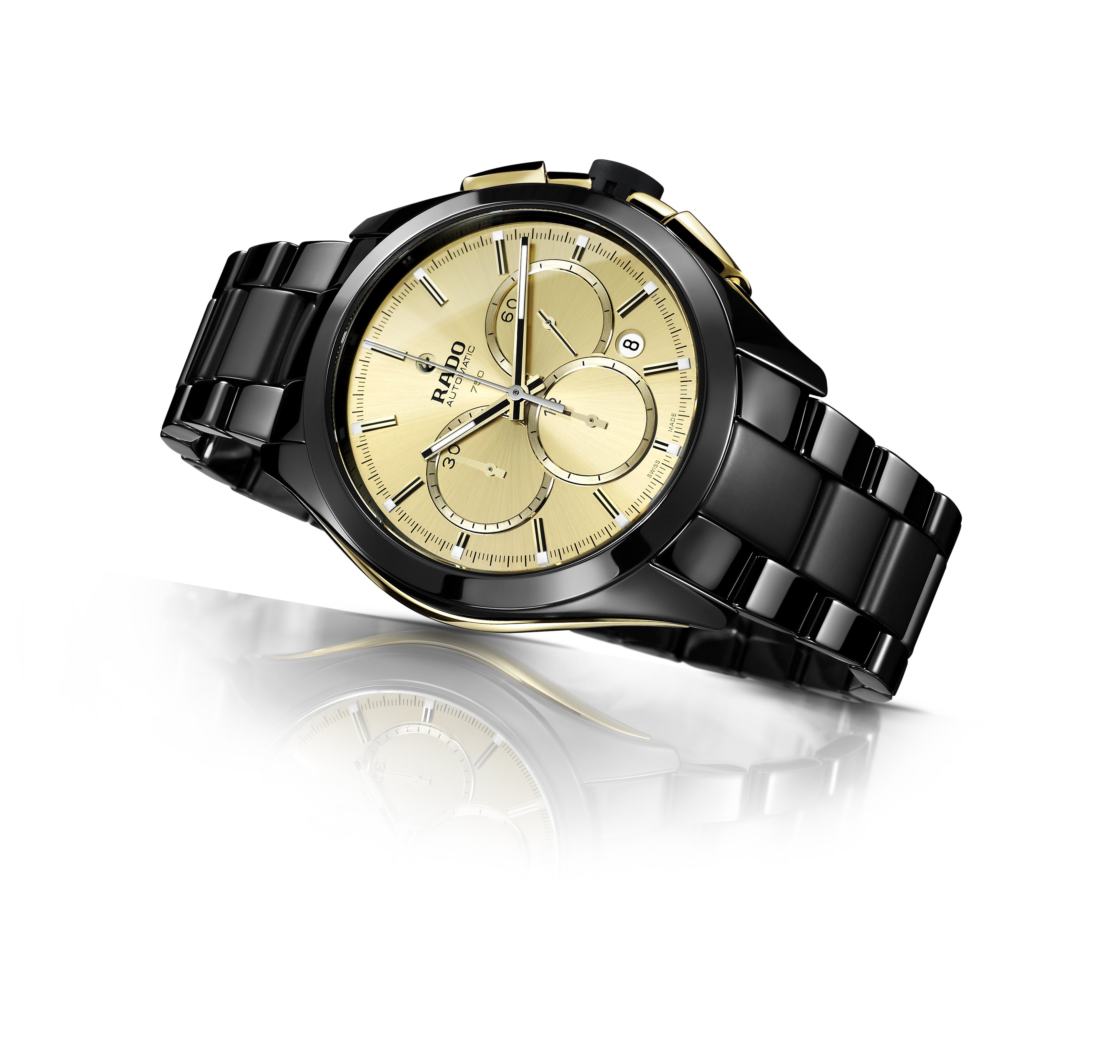 Rado hyperchrome hot sale black gold